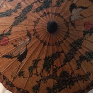 Paper and Bamboo Decorative Umbrella